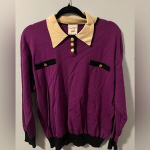 Vintage merino wool top